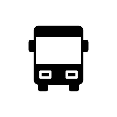 Uygulamalar ve web siteleri için otobüs simgesi. otobüs işareti ve sembol