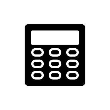 Uygulamalar ve web siteleri için hesap simgesi sembolü. Hesap makinesi işareti ve simgesi.