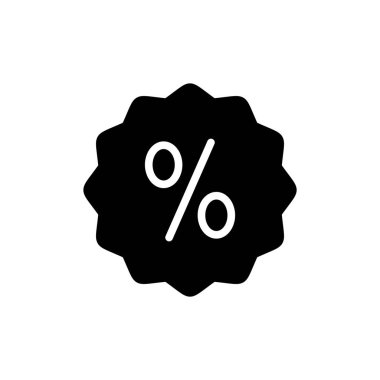 Uygulamalar ve web siteleri için indirim simgesi. İndirim etiketi ve sembolü