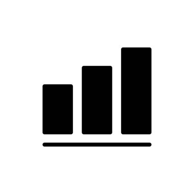 Uygulamalar ve web siteleri için grafik simgesi büyütülüyor. Çizelge ve sembol. diyagram simgesi