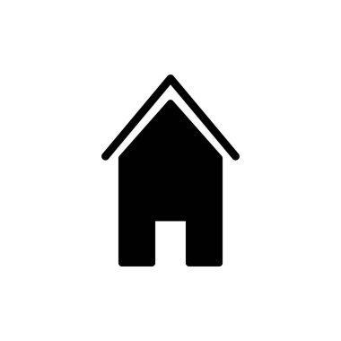 Uygulamalar ve web siteleri için ev simgesi. Ev işareti ve sembol