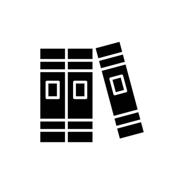 Uygulamalar ve web siteleri için kütüphane simgesi. eğitim işareti ve sembol