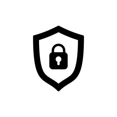 Uygulamalar ve web siteleri için güvenlik simgesi. Koruma ikonu. Özel hayat. vpn