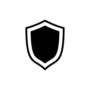 Uygulamalar ve web siteleri için simge simgesi. Koruma ikonu. Güvenlik işareti ve sembol