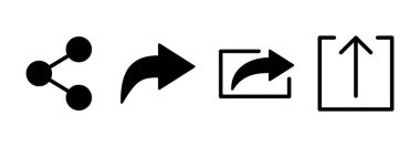 Simge vektörünü paylaş. İşaret ve sembol paylaşımı