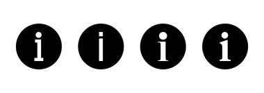 Bilgi simgesi logo tasarımı. İmza ve sembol hakkında. soru işareti simgesi