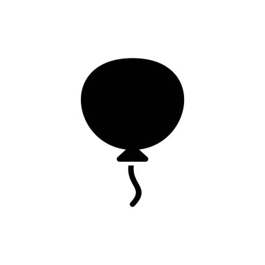 Uygulamalar ve web siteleri için balon simgesi. Parti balonu işareti ve sembolü