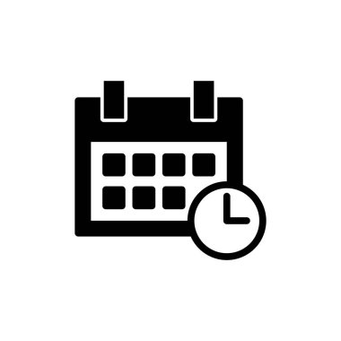 Uygulamalar ve web siteleri için takvim simgesi. Takvim işareti ve sembol. Simge simgesini ayarla