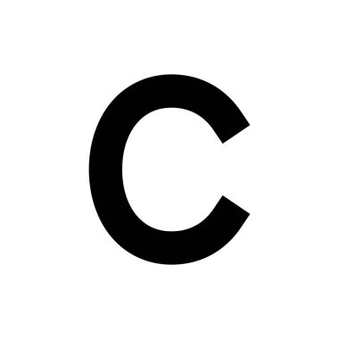 Uygulamalar ve web siteleri için telif hakkı simgesi. telif hakkı işareti ve sembol