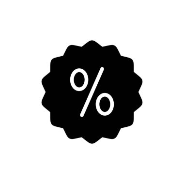 Uygulamalar ve web siteleri için indirim simgesi. İndirim etiketi ve sembolü