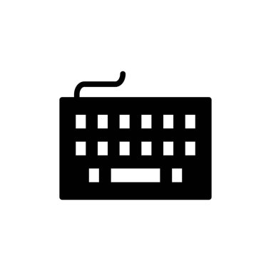 Uygulamalar ve web siteleri için klavye simgesi. Klavye işareti ve simgesi