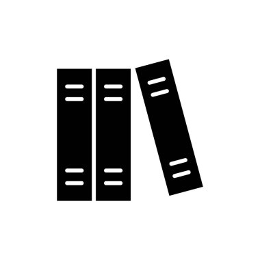 Uygulamalar ve web siteleri için kütüphane simgesi. eğitim işareti ve sembol