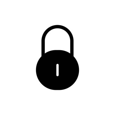 Uygulamalar ve web siteleri için simge kilitle. Asma kilit işareti ve sembol. Şifreleme simgesi. Güvenlik sembolü