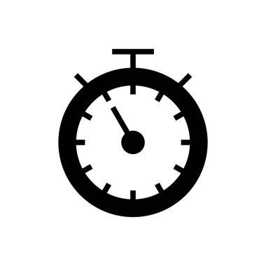 Uygulamalar ve web siteleri için Stopwatch simgesi. Zamanlayıcı işareti ve sembol. Geri sayım simgesi. Zaman Dönemi