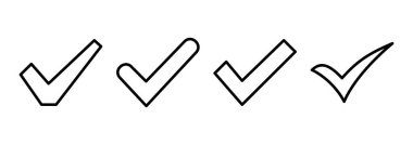 İşaret simgesi logo tasarımını kontrol et. İşaret işareti ve sembol