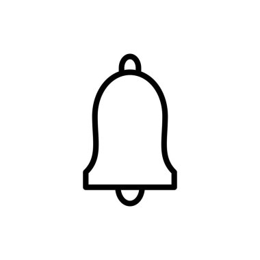 Uygulamalar ve web siteleri için çan simgesi. Web sitesi tasarımı için uyarı işareti ve sembol