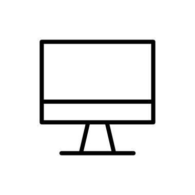 Uygulamalar ve web siteleri için bilgisayar simgesi. bilgisayar izleme işareti ve simgesi