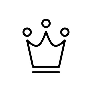 Uygulamalar ve web siteleri için taç simgesi. taç işareti ve sembol