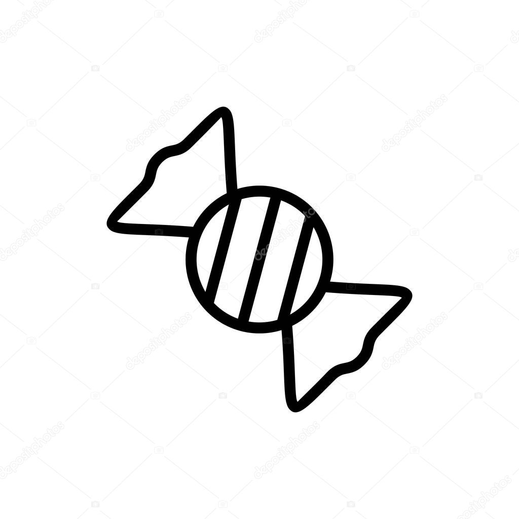 Candy icon symbol for apps and websites. candy sign and symbol.