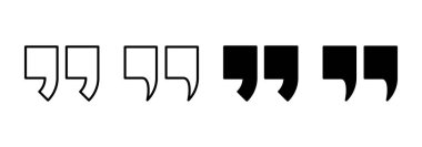 Simge vektöründen alıntı. Tırnak işareti ve sembol