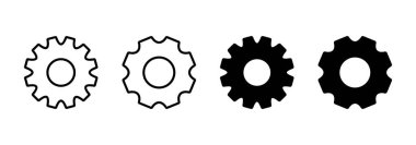 Simge vektörü ayarlanıyor. İşaret ve sembol. Vites İşareti
