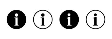 Bilgi simgesi logo tasarımı. İmza ve sembol hakkında. soru işareti simgesi