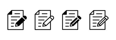 Not simgesi logo tasarımı. not defteri işareti ve sembol