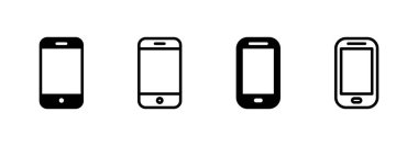 Telefon simgesi logosu tasarımı. Çağrı kodu ve sembol. telefon sembolü