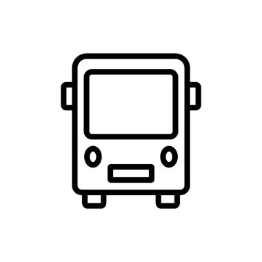 Uygulamalar ve web siteleri için otobüs simgesi. otobüs işareti ve sembol