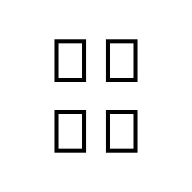 Uygulamalar ve web siteleri için menü simgesi. Web menü işareti ve sembol. Hamburger menüsü sembolü