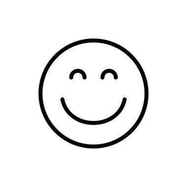 Uygulamalar ve web siteleri için gülümseme simgesi. Gülümseme simgesi. Geribildirim işareti ve sembol