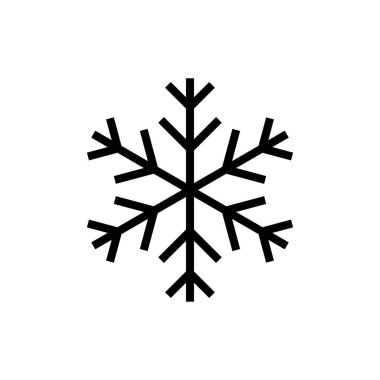 Uygulamalar ve web siteleri için kar simgesi. kar tanesi işareti ve sembol