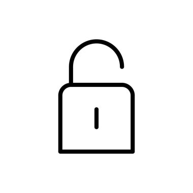 Uygulamalar ve web siteleri için simge sembolünü aç. İşaret ve sembolün kilidini aç. Kilitlenmemiş asma kilit simgesi