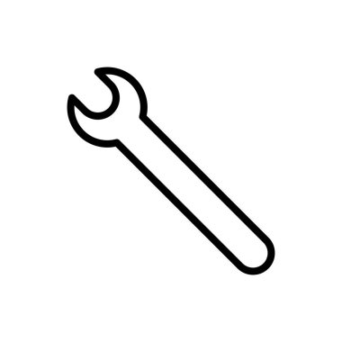 Uygulamalar ve web siteleri için simge simgesi aç. Tamir ikonu. araç işareti ve sembol