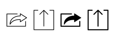 Simge vektörünü paylaş. İşaret ve sembol paylaşımı
