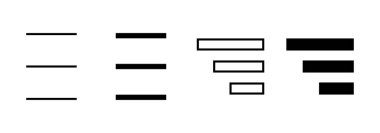 Menü simgesi vektörü. Web menü işareti ve sembol. Hamburger menüsü sembolü