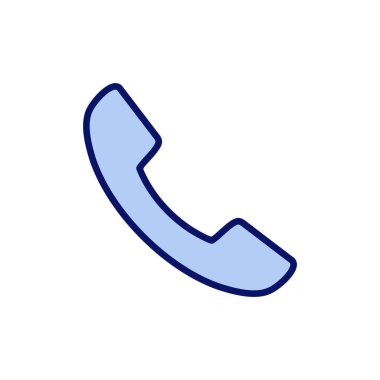 Simge vektörünü ara. Telefon işareti ve sembol. Telefon ikonu. Bizimle irtibata geç 