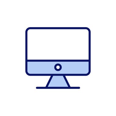 Bilgisayar simgesi vektörü. bilgisayar izleme işareti ve simgesi