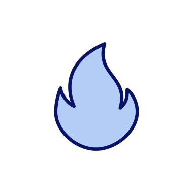 Simge vektörünü ateşle. ateş işareti ve sembol