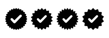 Onaylanmış simge logosu tasarımı. Onaylanmış Madalya Simgesi