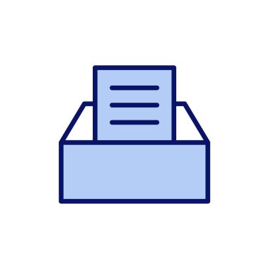 Dizin simgesi vektörünü arşivle. Belge vektör simgesi. Depolama simgesini arşivle.