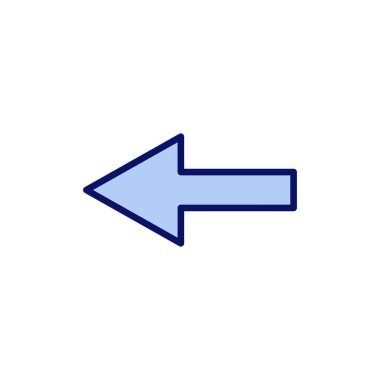 Ok simgesi vektörü. Web tasarımı için ok işareti ve sembol.