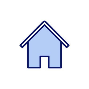 Ev ikonu vektörü. Ev işareti ve sembol