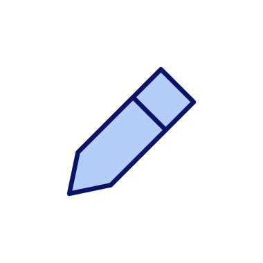 Kalem simgesi vektörü. Kalem işareti ve sembol. Simge vektörünü düzenle