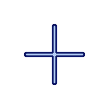 Artı simge vektörü. Artı işareti ve sembol ekle