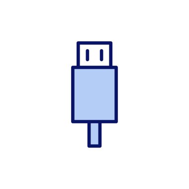 Usb simge vektörü. Flaş disk işareti ve sembol. Flash disk işareti.