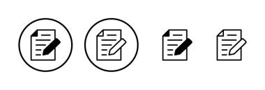 Not simgesi logo tasarımı. not defteri işareti ve sembol