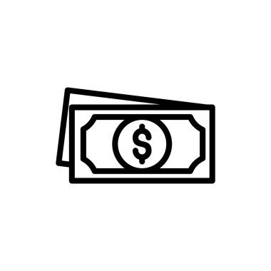 Uygulamalar ve web siteleri için para simgesi. Para işareti ve sembol