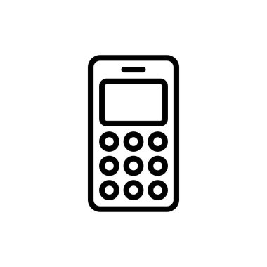 Uygulamalar ve web siteleri için telefon simgesi. Çağrı kodu ve sembol. telefon sembolü