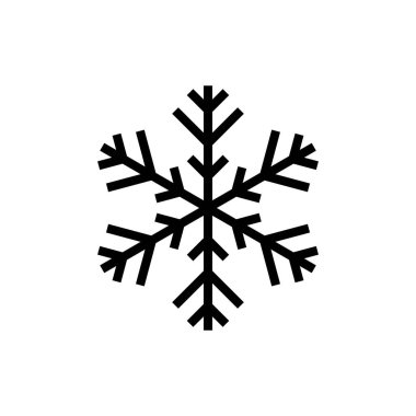 Uygulamalar ve web siteleri için kar simgesi. kar tanesi işareti ve sembol